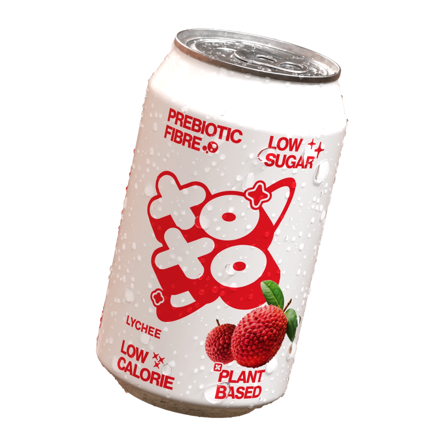 Lychee Prebiotic Soda - 12 pack