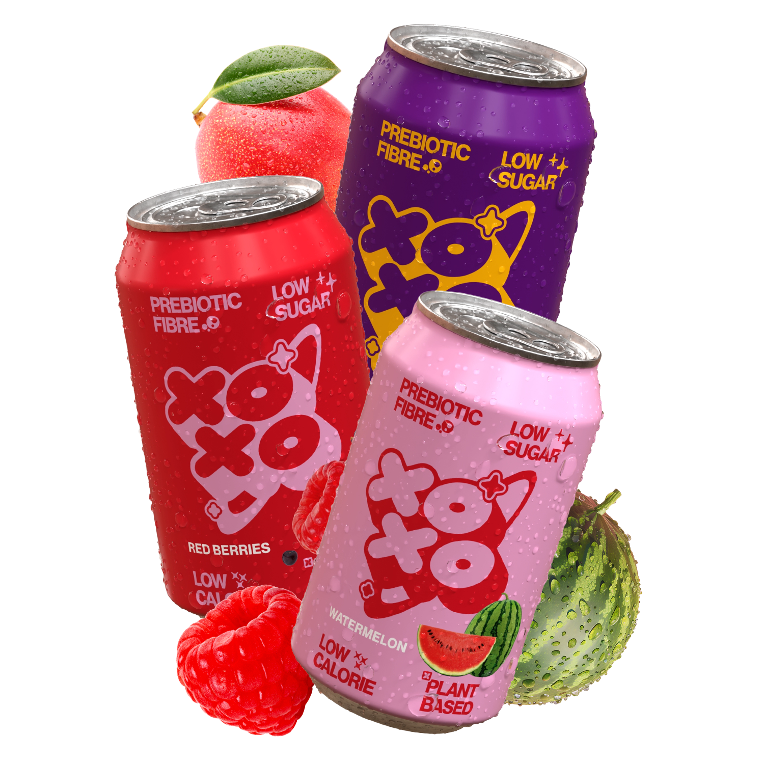XOXO Prebiotic Soda - 12 Mixed Pack