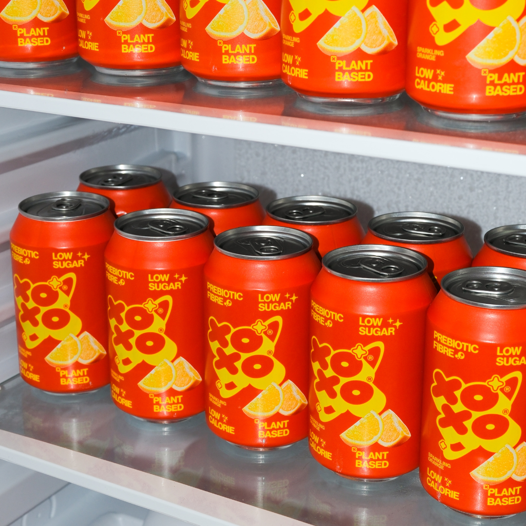 XOXO Orange Prebiotic Soda - 12 Pack
