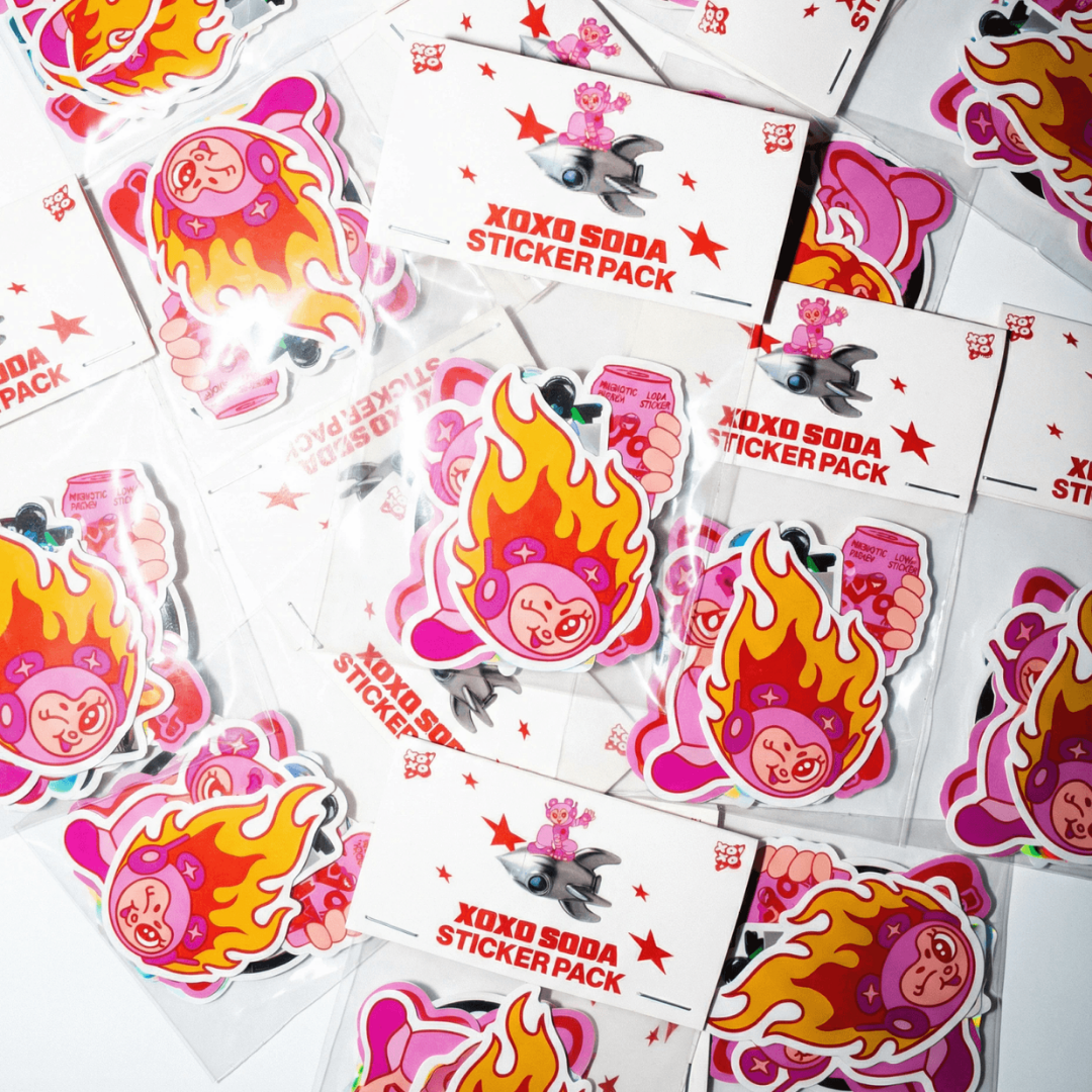XOXO Sticker Pack (6 Designs) - Limited Edition