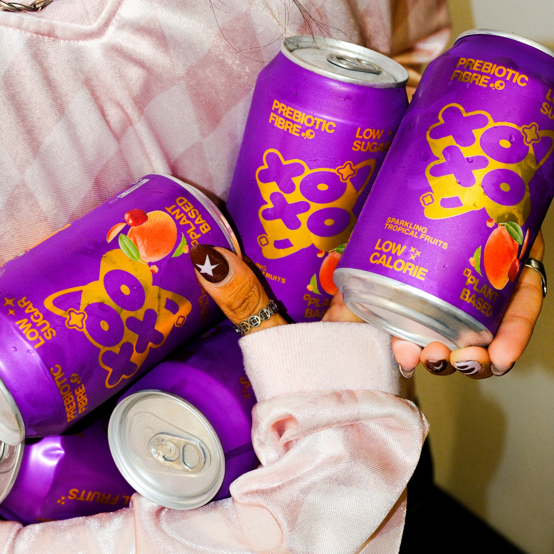 XOXO Tropical Prebiotic Soda - 12 Pack