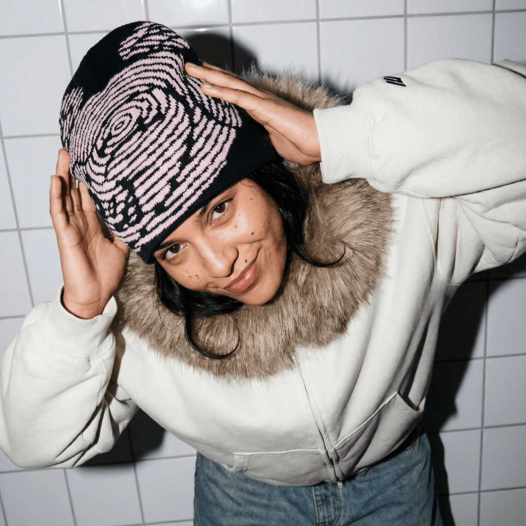 Reversible Labubble Beanie - 2 Looks, 1 Iconic Mascot - XOXO