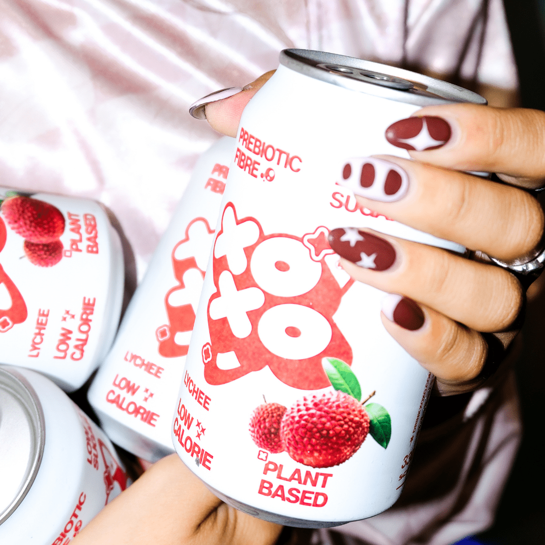 XOXO Lychee Prebiotic Soda - 12 pack - XOXO