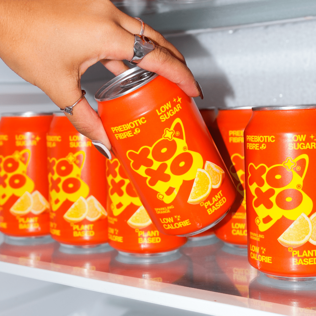 XOXO Orange Prebiotic Soda - 12 Pack - XOXO