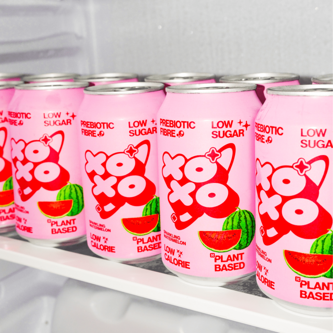 XOXO Watermelon Prebiotic Soda – 12 Pack - XOXO