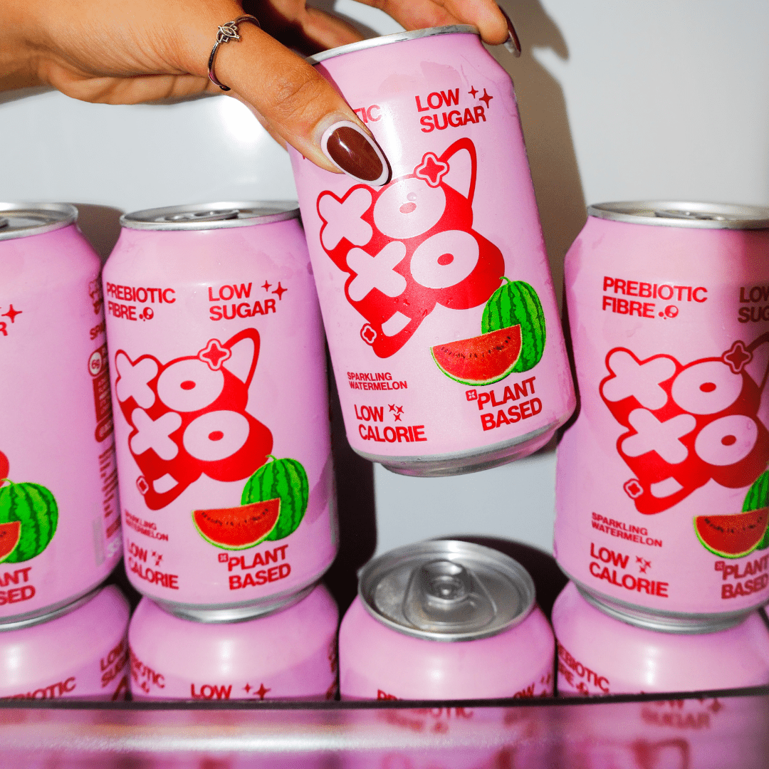 XOXO Watermelon Prebiotic Soda – 12 Pack - XOXO
